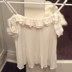 NWOT Topshop off shoulder top